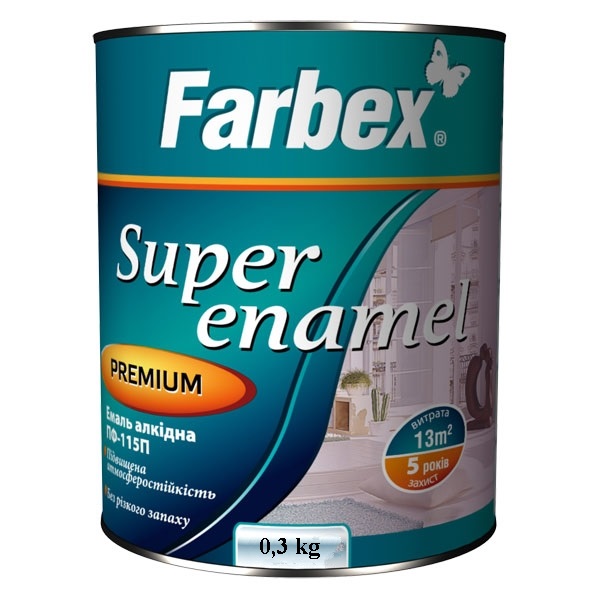 Farbex Эмаль ПФ-115 Бежевая /0,3 (уп.12шт)