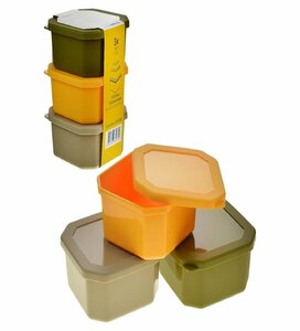 Н-р 3 миски с крышками UR-3434