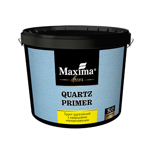 Грунт адгезионный с кварцевым наполнителем Quartz Primer TM Maxima - 5 л