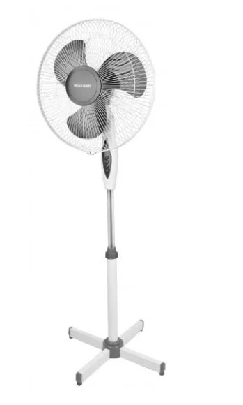 Вентилятор напольный ВП-01 H-120 см, D16, 35 Вт, 220-240 В 50 Гц белый(2)