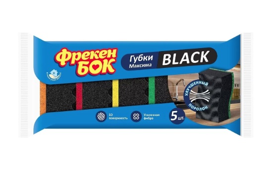 Губка ФБ д/пос.Максима Black5ш