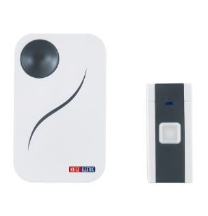 Звонок беспроводной FUJI-A 220V 36-мелодий, дист.до 100м. /1/60 ,антрацит