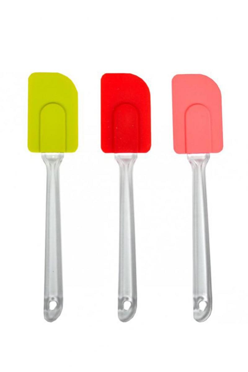 Лопатка силиконовая пласт.ручка 23х5см А-3 (16788-9)