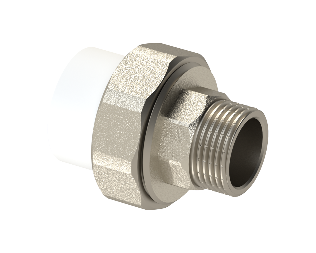 Муфта раз. PP НР (п) d.32 x 1 1/4 (амер) (70/15) ТМ RTP
