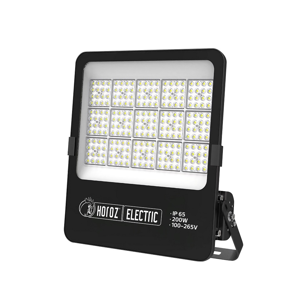 Прожектор светодиодный SMD LED (черный) 200W 6400K 24000Lm IP65 BORNEO-200