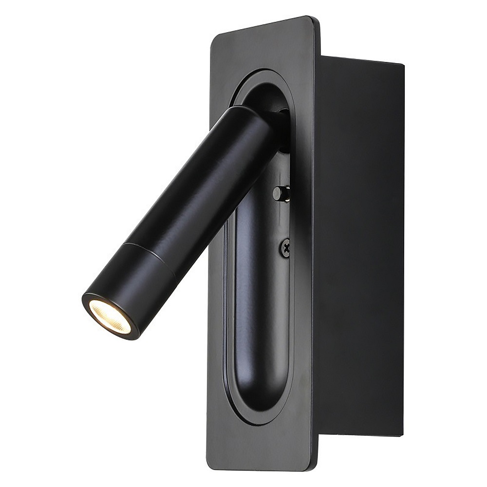 Настенный светодиодный светильник BELEK 3W BLACK 4200K 100lm 100-240V LED