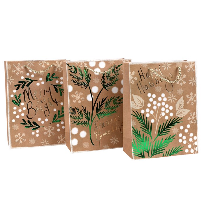 Пакет подарочный 31x40x12см (5795L) ТМ Global Christmas