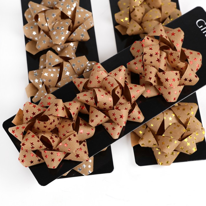 Набор подарочных бантиков (21251-12) (3шт) ТМ Global Christmas