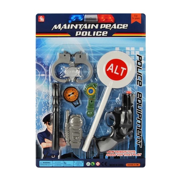 Игровой набор Полицейский (8 предметов)