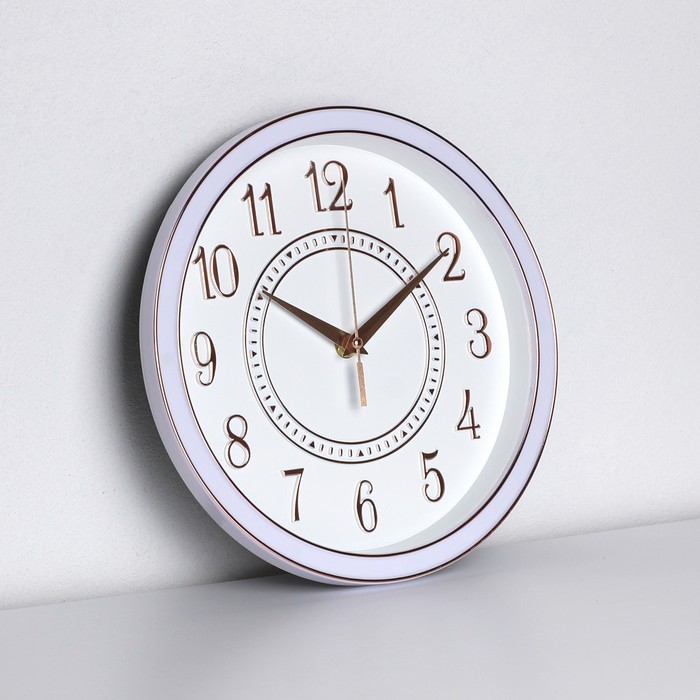 Часы для стены, 25cм, Пластик, XX717T, GS
