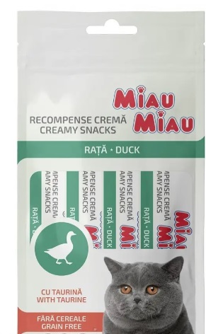 Лакомство MIAU утка 4*15г