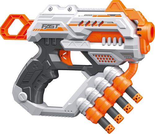 Пистолет игрушечный Fast Pioneer с мягкими пулями 8шт