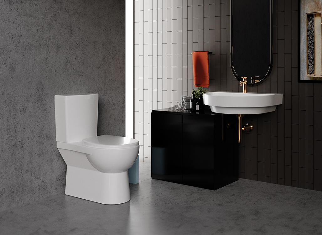 Унитаз компакт INSULA (P-trap) ТМ Mega Seramik