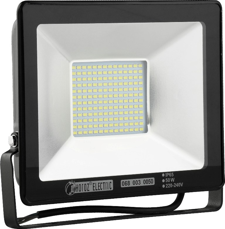 Прожектор светодиодный SMD LED (черный) 50W 6500K 2250Lm IP65