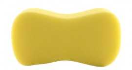 Губка для мытья авто овал 205x110x65mm, желтая