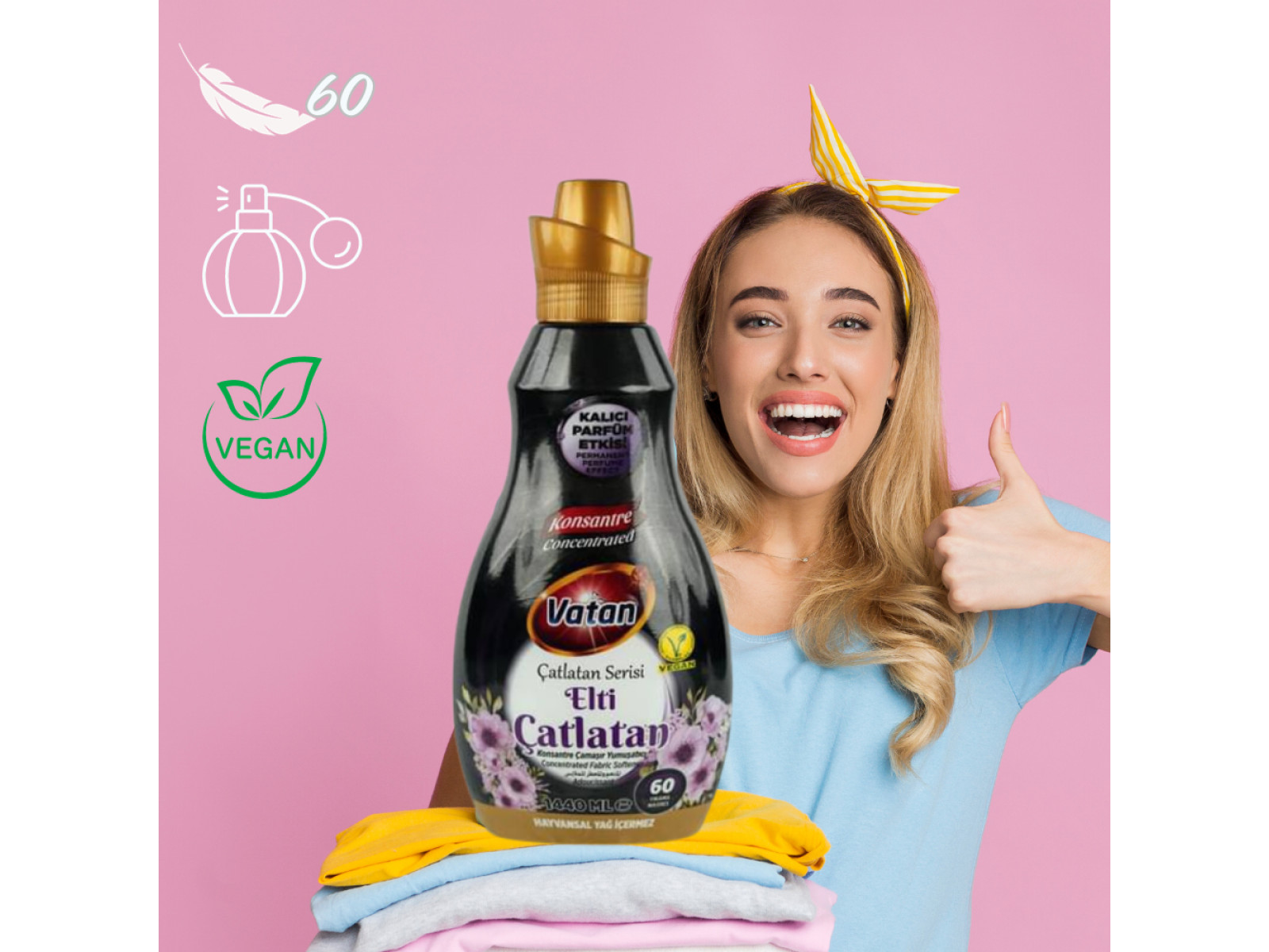 Кондиционер для белья VATAN Elti Catlatan 1,4 л. ( уп.9шт)