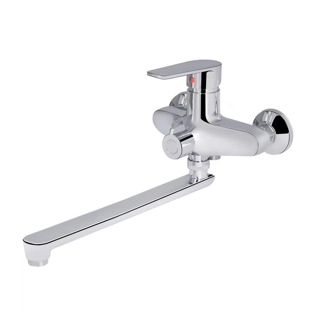 Смеситель одноручный, ABS, для ванны длинный (35C 005) ТМ Brinex