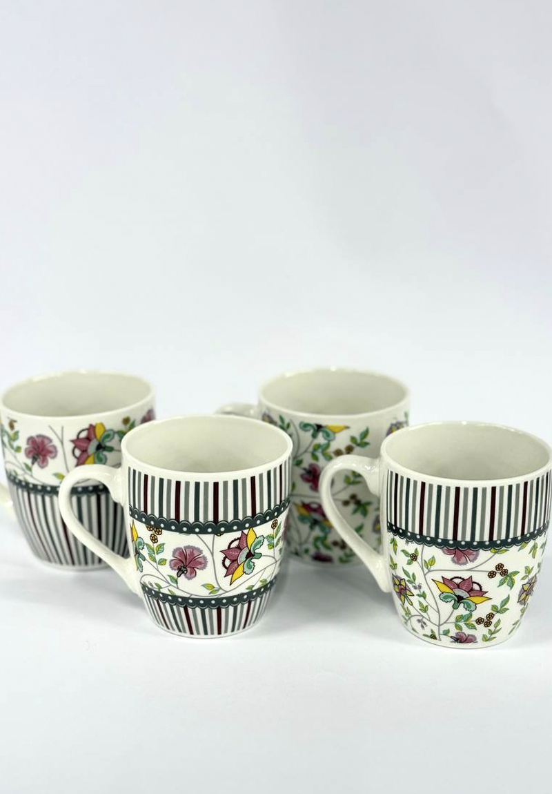 Кружка керамическая 250мл (ХВ-4) цветы