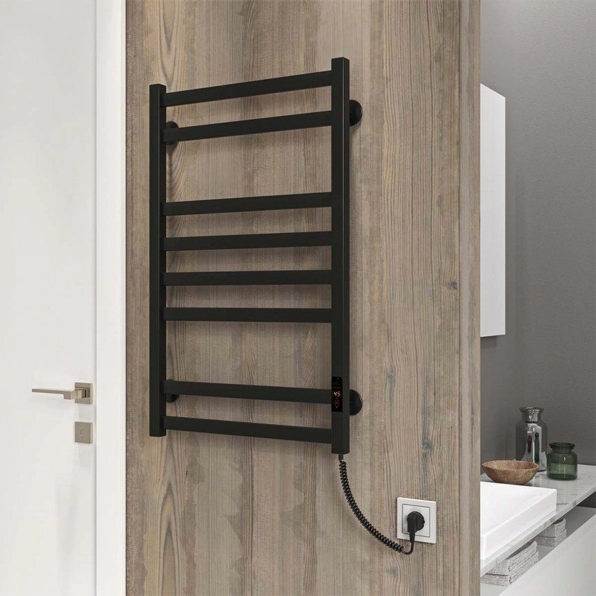 Полотенцесушитель электрический HeatPro Feme P8 500*800 (Графит, Правое подключения)