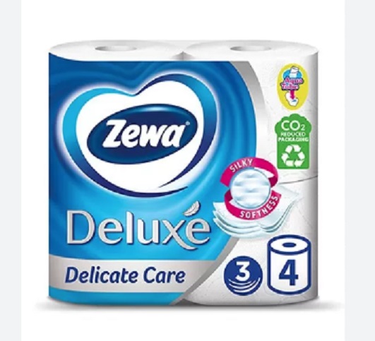 Бумага туал.ZEWA Del.Care 3с4ш