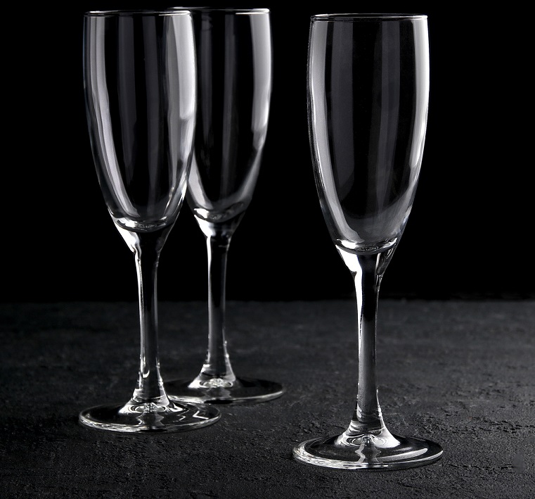 Бокалы (набор) 170мл 3ед. (14с1774) Эдем шамп.