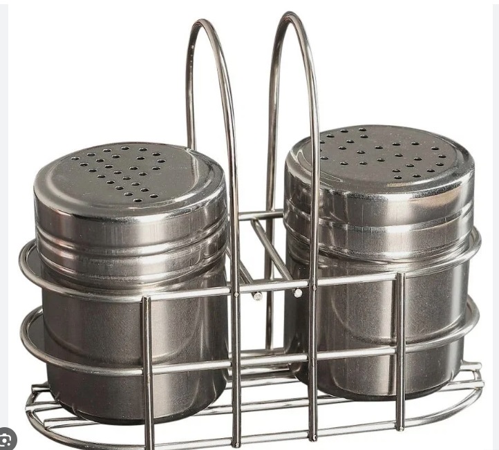 Емкость для специй (набор) нерж. 2ед.(TWG-2) (соль+перец)