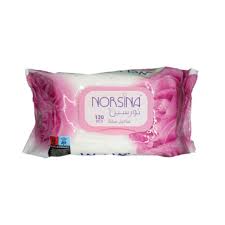 Салфетки влажные Norsina 20*12 ( уп.120 шт)