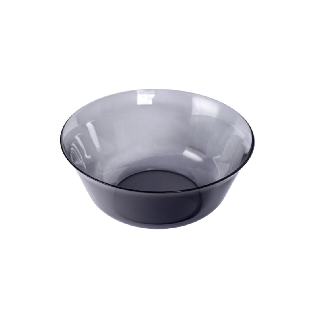 Салатник стекл. 24 см Симпатия грфит