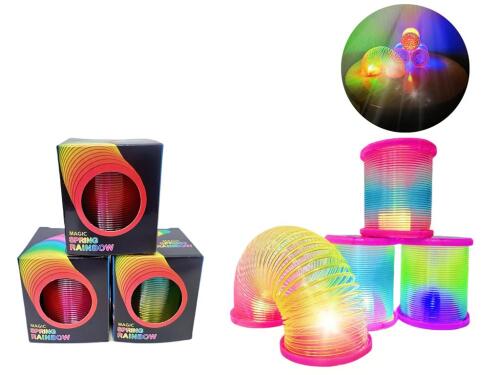 Пружинка радуга с подсветкой