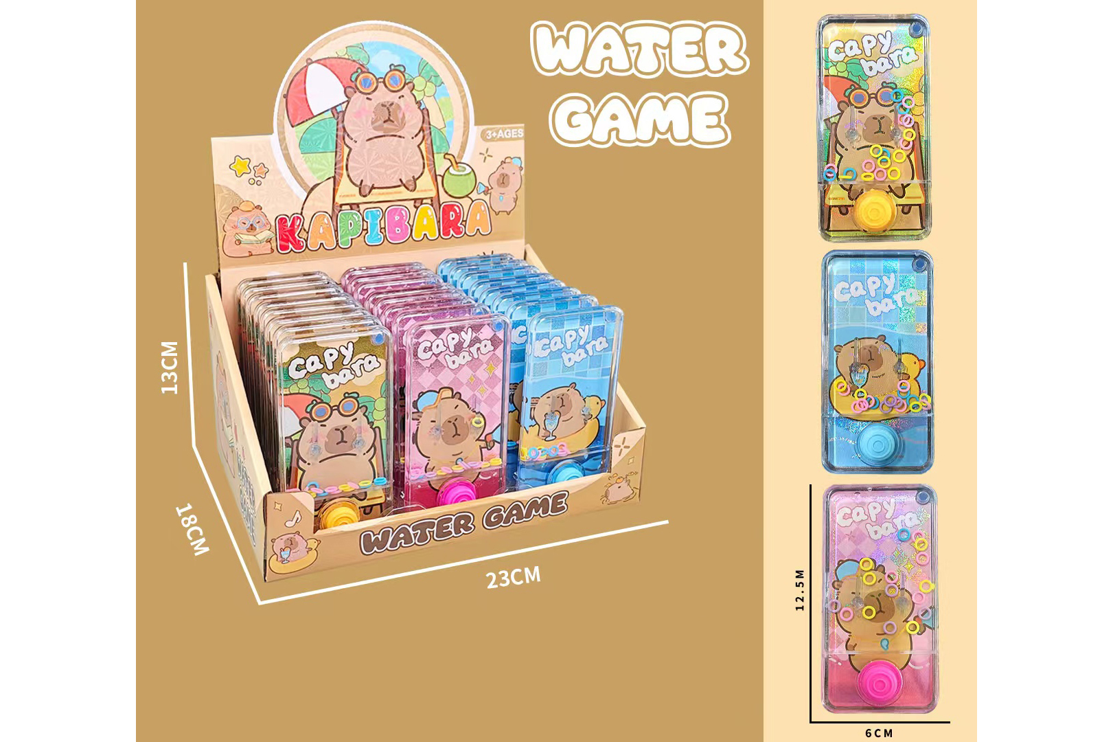 Игра Kapibara водная, 24шт