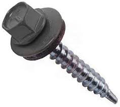 Саморез кровельный по дереву 4,8х35 графит (блистер 20шт) ТМ Wkret-Met