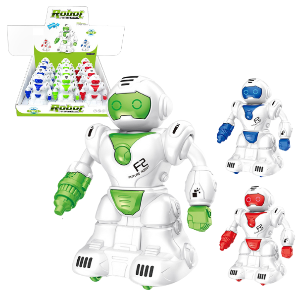 Робот инерционный 3 цвета