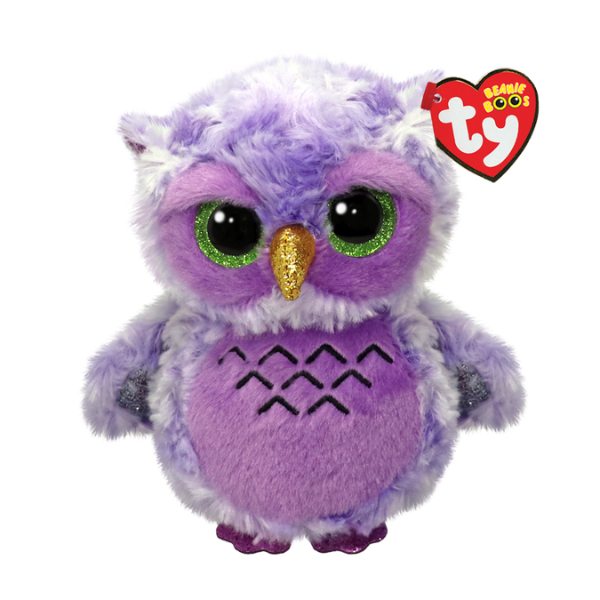 Сова Owlivia фиолетовая 15см (Beanie Boos)