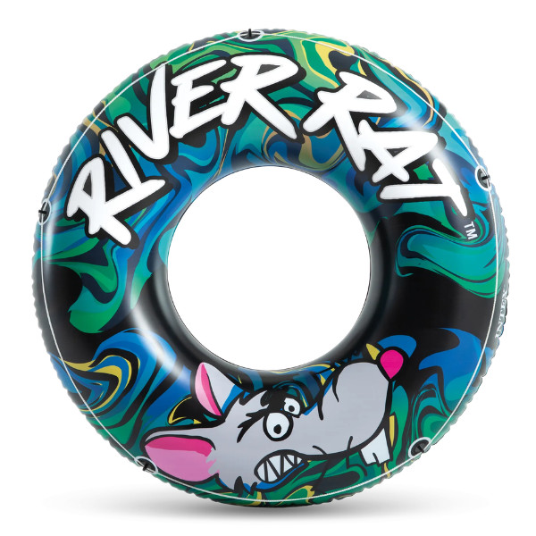 Круг надувной INTEX “River Rat” Д122см, до 100кг.