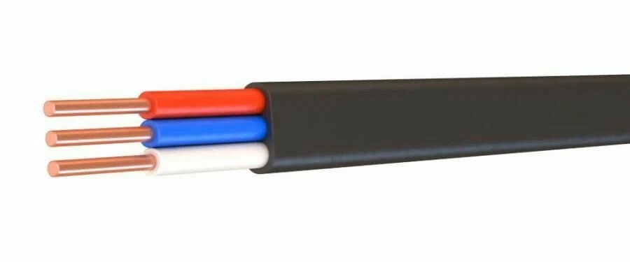 Провод ВВГ-П 3х1,5(ож)-0,66 ТМ Молдавкабель