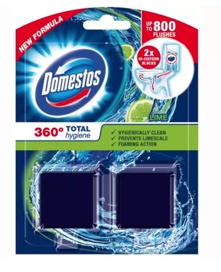Чист.куб.DOMESTOS WC лайм 2*50