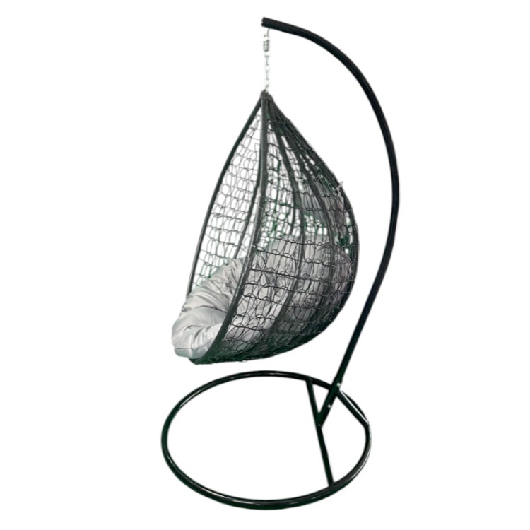 Кресло подвес двойное 102 сер,черн