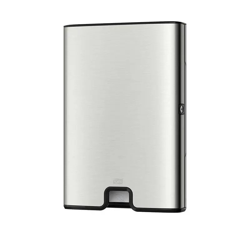 Диспенсер для полотенец Tork Interfold H2, нержавеющая сталь