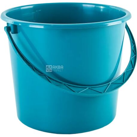 Ведро АЛЕАНА 14л бирюзовое