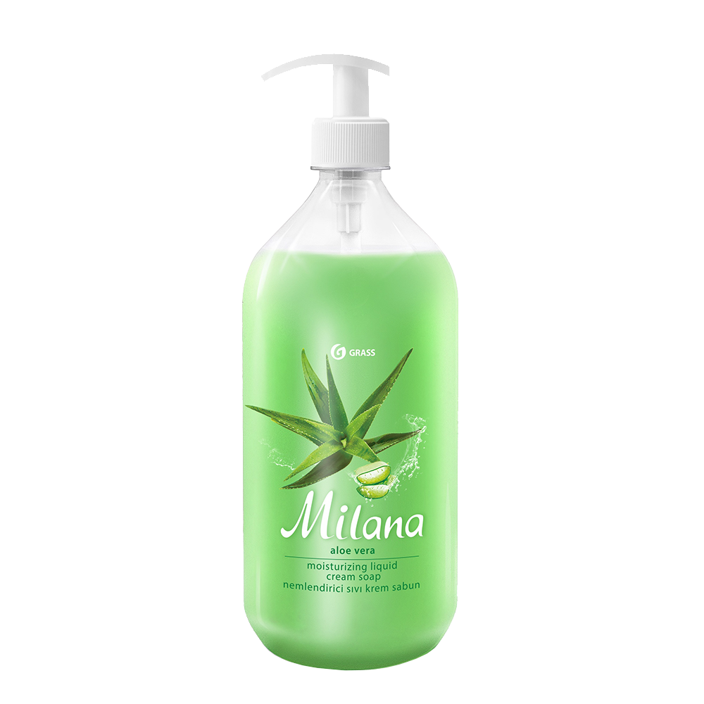 Жид.кр-мыло GRASS Mil.алоэ 1л