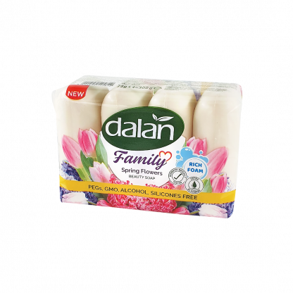 Мыло DALAN Family Фр.сад 4*75г