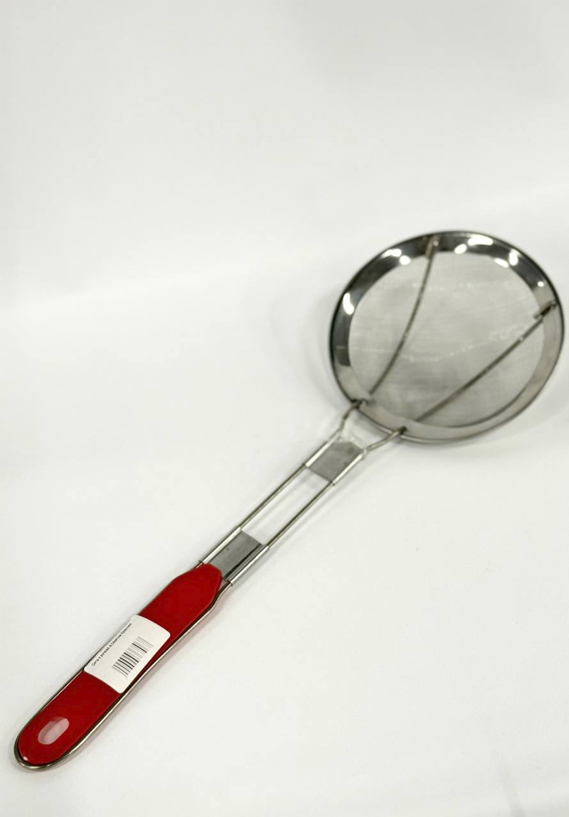 Сито с ручкой d.14х41см Красное