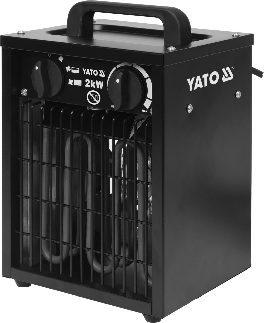 Тепловентилятор YATO 2кВт / 20м2 / 420 м3/ч / керамич.