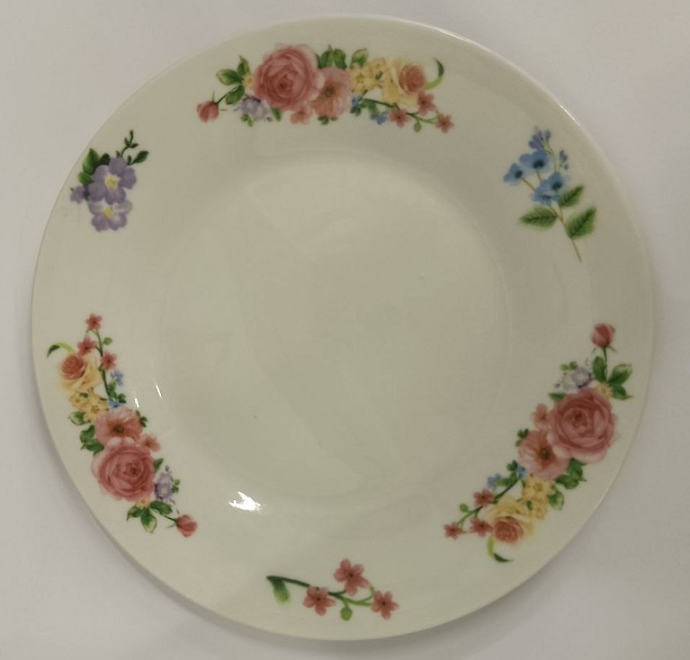 Тарелка обеденная круглая d.7, 175мм (986 Венок)