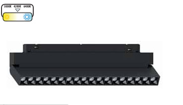 Магнитный светильник LED MAGNET-ALL1 12W 1080LM,4200К 48VDC Чёрный