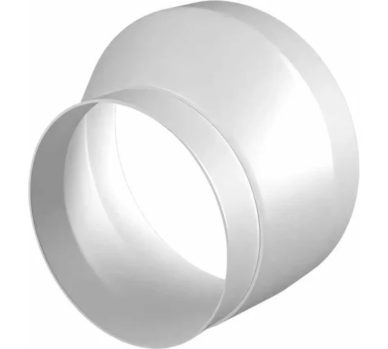 Соединитель эксцентрик круглого воздуховода с круглым пластик D100/150