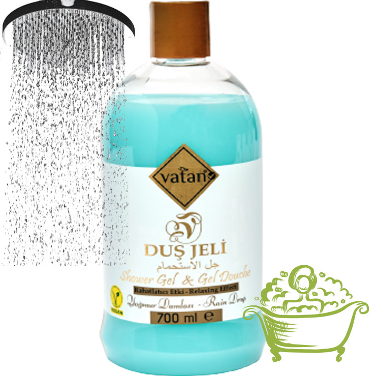 Гель для душа VATAN Rain Drop 700ml ТМVatan ( уп.12шт)