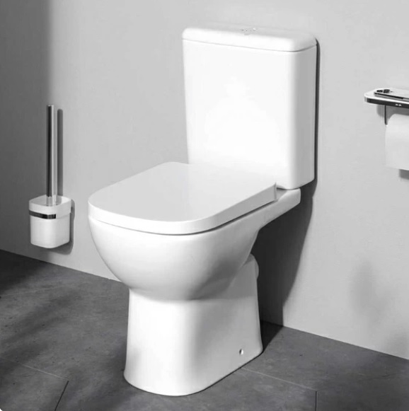 Унитаз напольный безободковый с сиденьем Soft-close Presto B-2317A ТМ Q-TAP