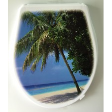 Сидение для унитаза Элит с декором ТМ Santehplast