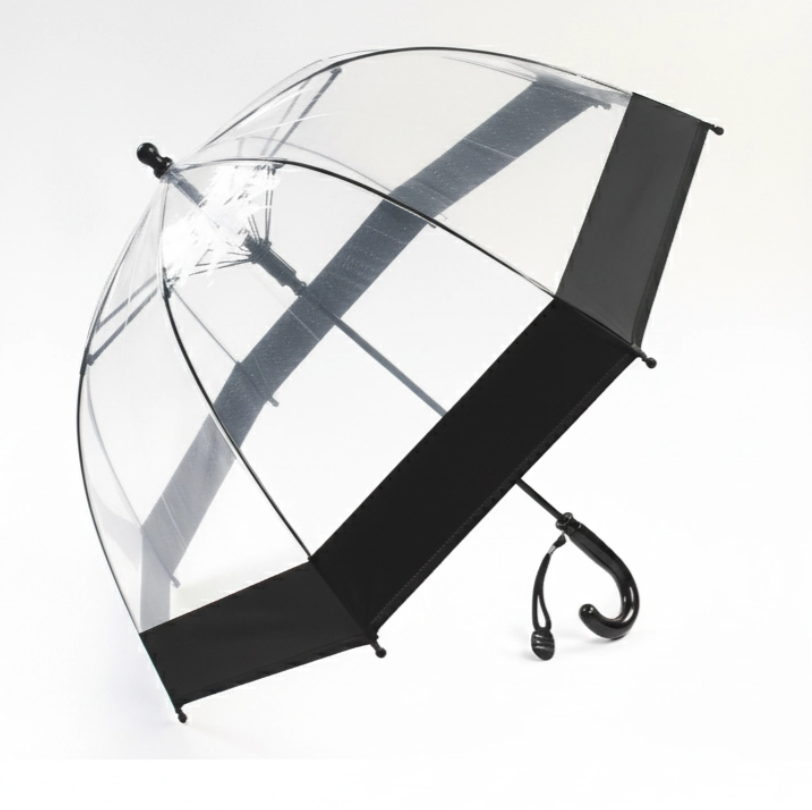 Зонт детский прозрачный с полоской